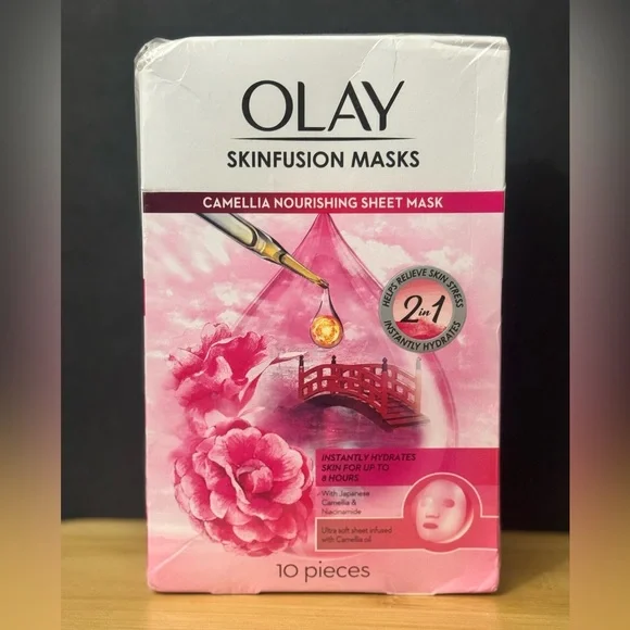 OLAY Skinfusion Camellia Nourishing Sheet Mask - Picture 1 of 5